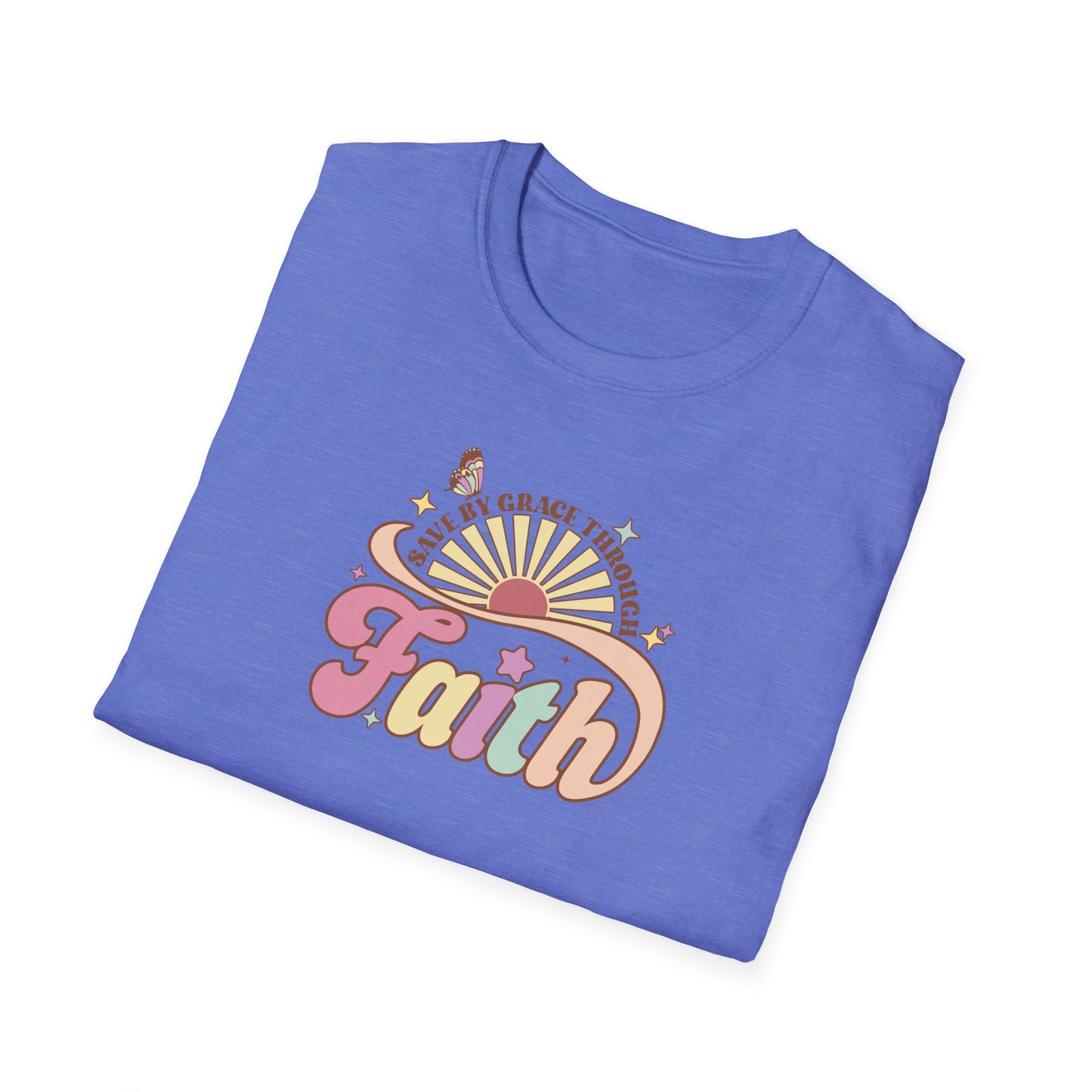 "Saved by Grace Through Faith" Unisex Softstyle T-Shirt