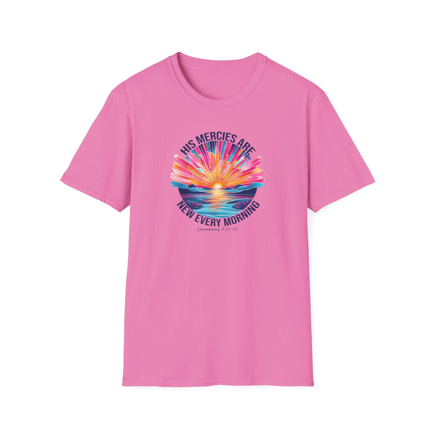 "His Mercies Are New" Unisex Softstyle T-Shirt