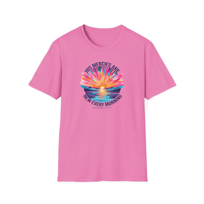"His Mercies Are New" Unisex Softstyle T-Shirt