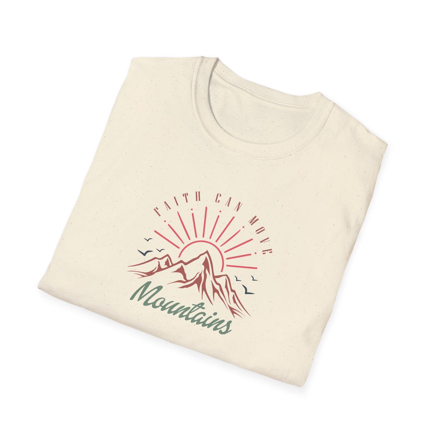 Faith Can Move Mountains D-3 Unisex Softstyle T-Shirt