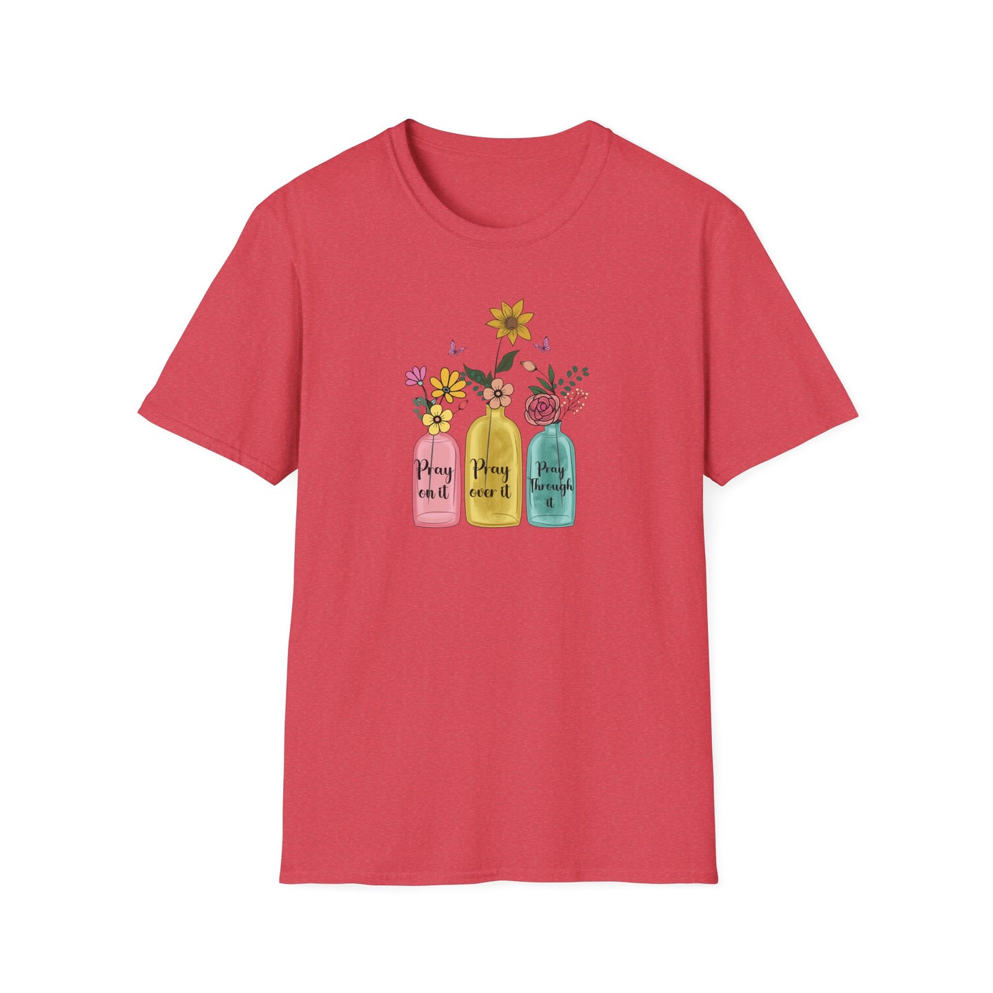 Jars of Flowers Unisex Softstyle T-Shirt