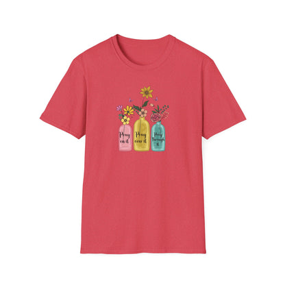 Jars of Flowers Unisex Softstyle T-Shirt