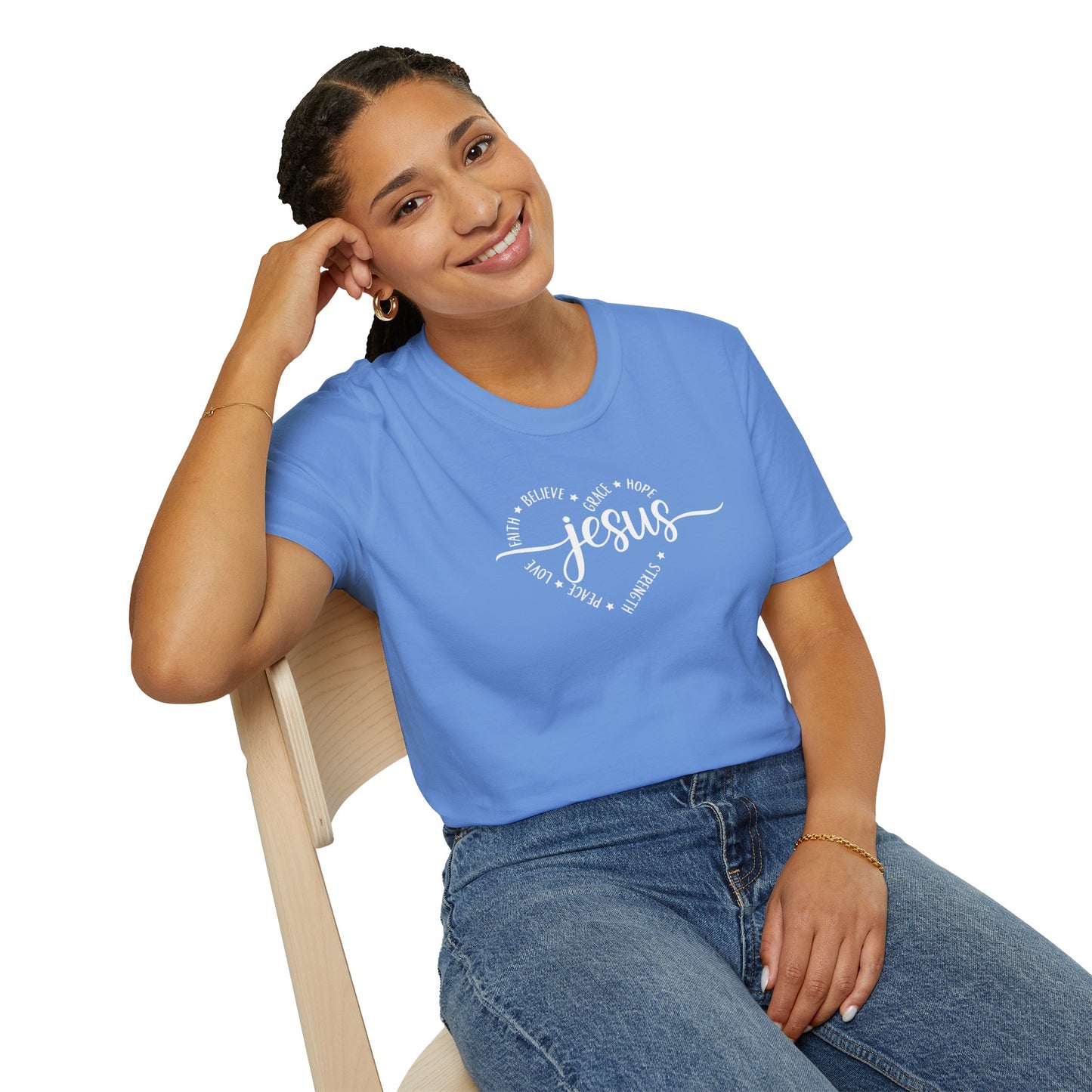 Heart-Jesus Unisex Softstyle T-Shirt