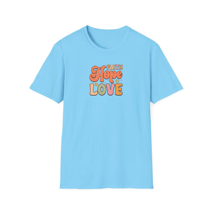 FAITH HOPE LOVE Unisex Softstyle T-Shirt