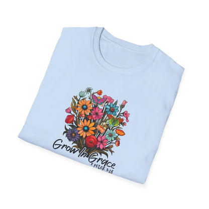 "Grow in Grace" - Unisex Softstyle T-Shirt