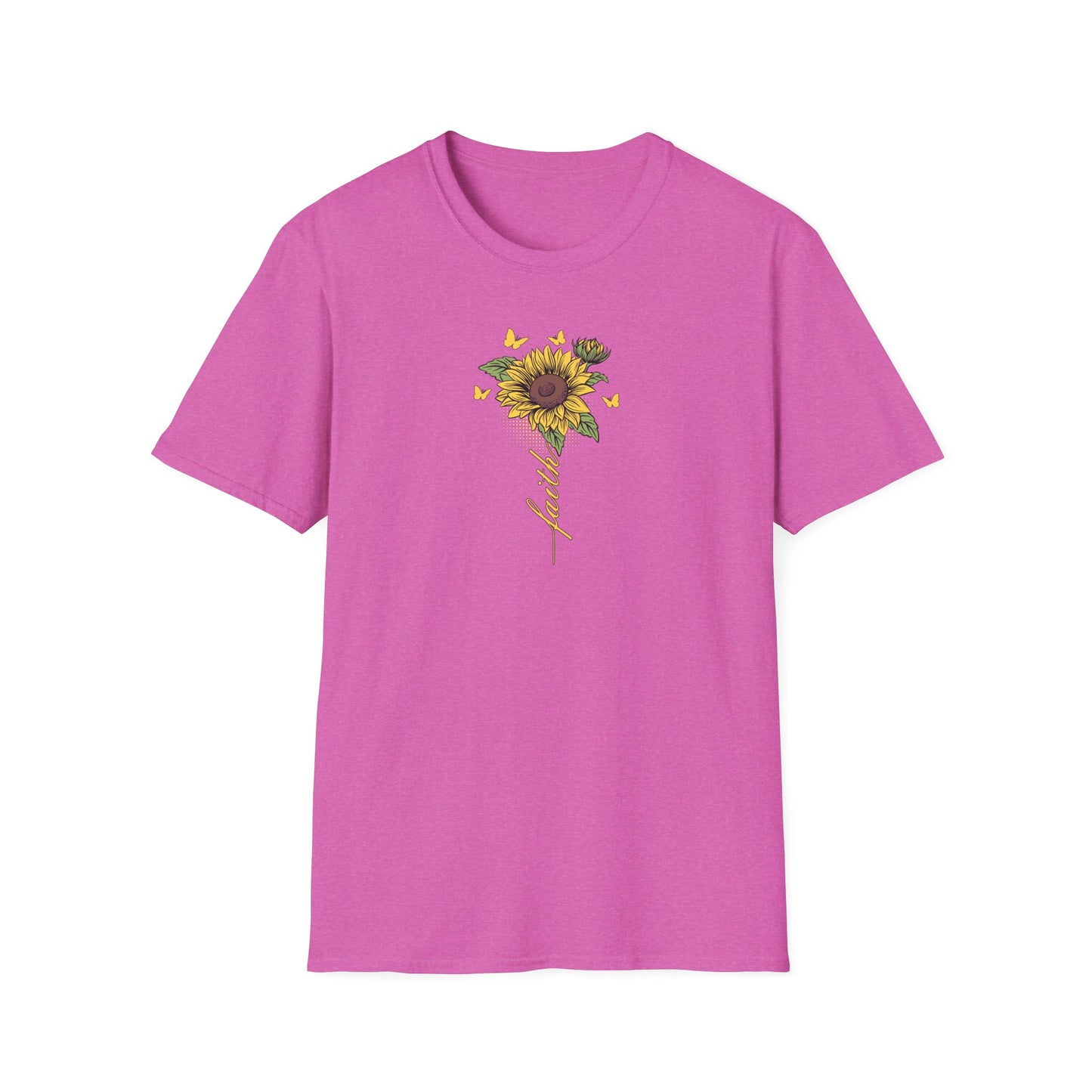 Faith Flower Unisex Softstyle T-Shirt