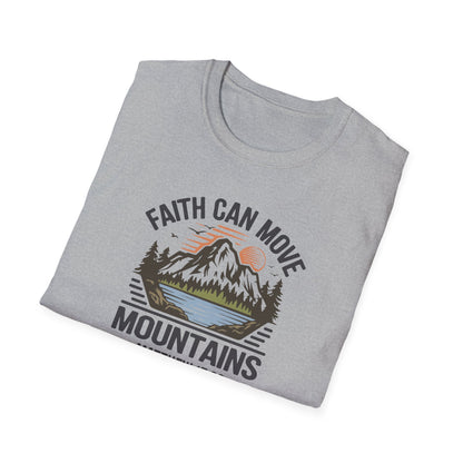 "Faith Can Move Mountains" D-1 Unisex Softstyle T-Shirt