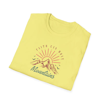 Faith Can Move Mountains D-3 Unisex Softstyle T-Shirt
