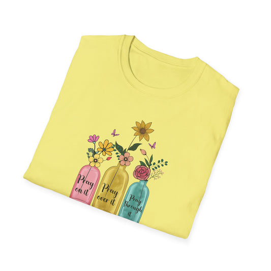 Jars of Flowers Unisex Softstyle T-Shirt