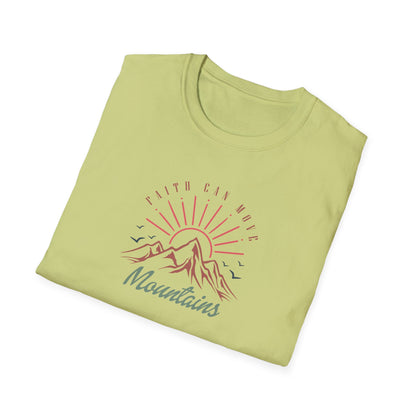 Faith Can Move Mountains D-3 Unisex Softstyle T-Shirt