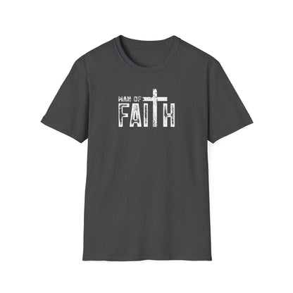 "Man of Faith" Retro Unisex Softstyle T-Shirt
