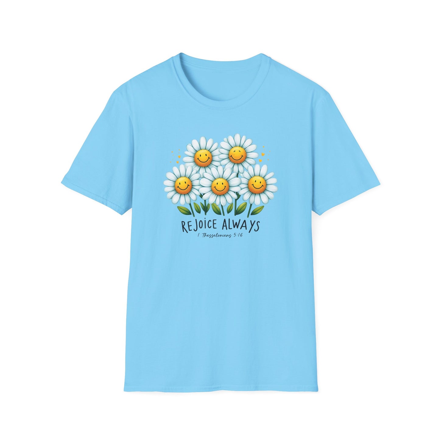 "Rejoice Always" Unisex Softstyle T-Shirt