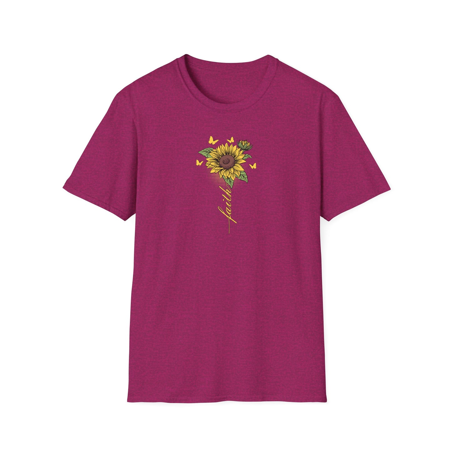 Faith Flower Unisex Softstyle T-Shirt