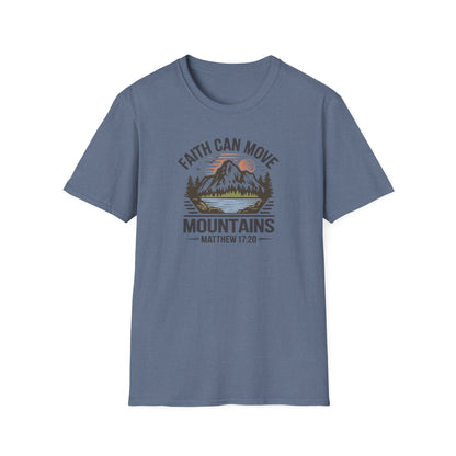 "Faith Can Move Mountains" D-1 Unisex Softstyle T-Shirt