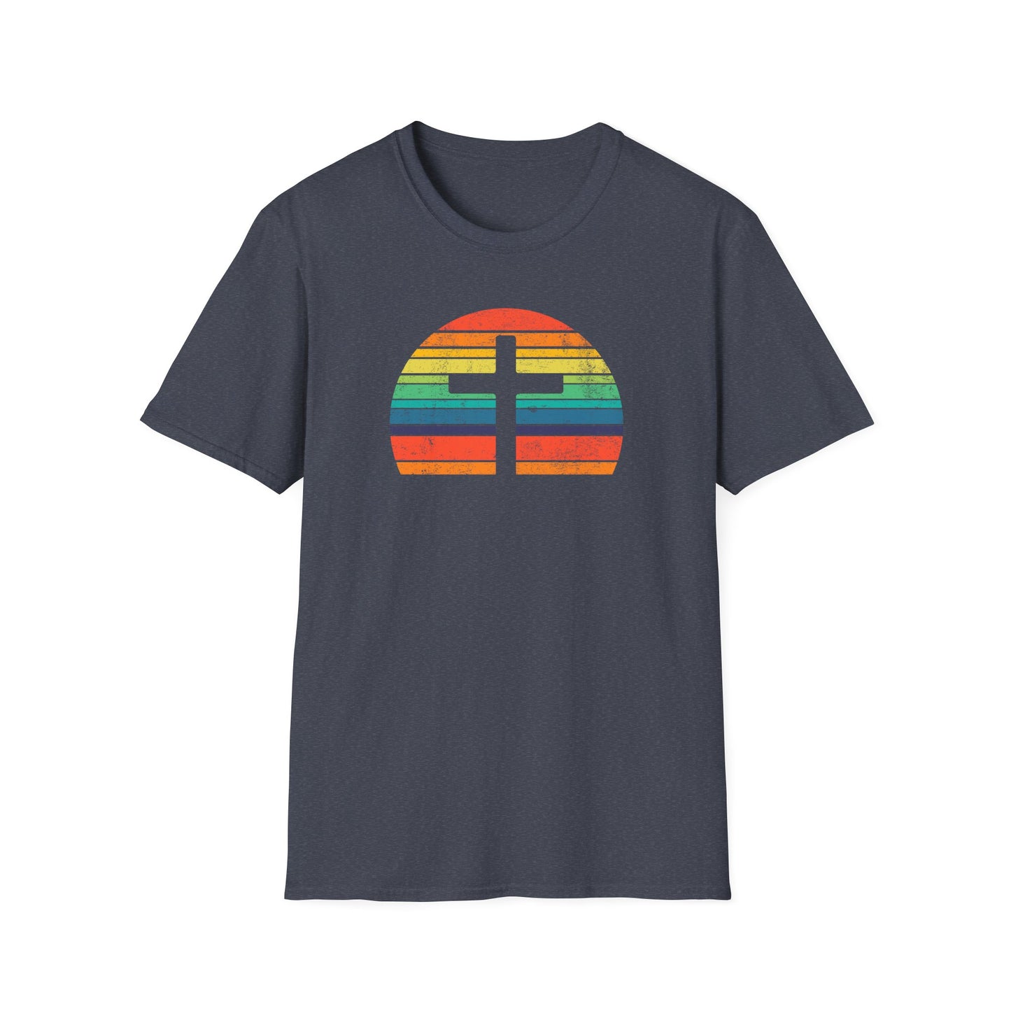 Retro Cross Unisex Softstyle T-Shirt