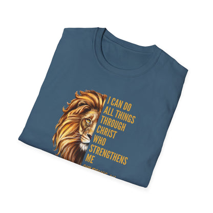 "I Can Do All Things Through Christ" - Unisex Softstyle T-Shirt