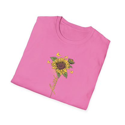 Faith Flower Unisex Softstyle T-Shirt
