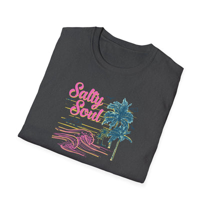 "Salty Soul" Front Print Unisex Softstyle T-Shirt