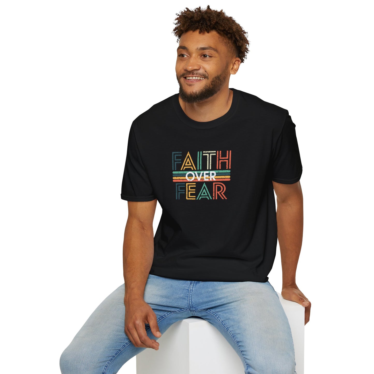 Faith Over Fear Unisex Softstyle T-Shirt