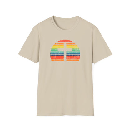 Retro Cross Unisex Softstyle T-Shirt