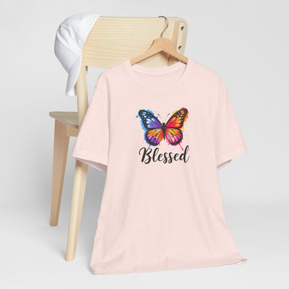 Color Splat Butterfly Unisex Softstyle T-Shirt