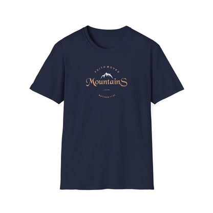 Faith Moves Mountains Unisex Softstyle T-Shirt