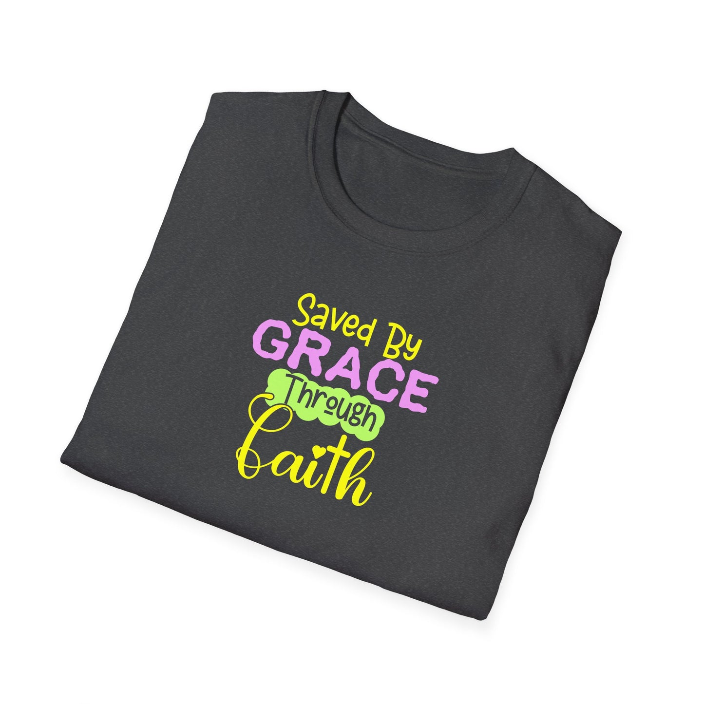 "Saved by Grace Through Faith" Unisex Softstyle T-Shirt