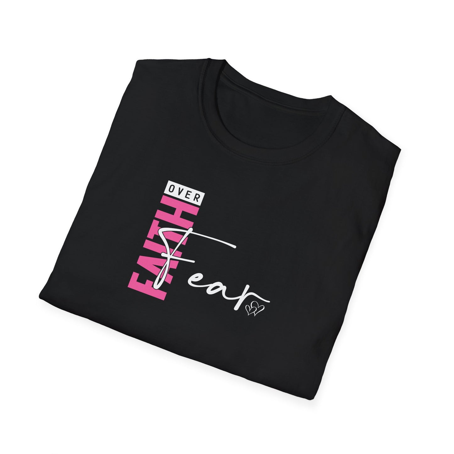 Faith Over Fear 1Unisex Softstyle T-Shirt