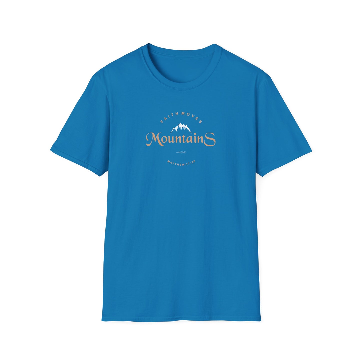 Faith Moves Mountains Unisex Softstyle T-Shirt