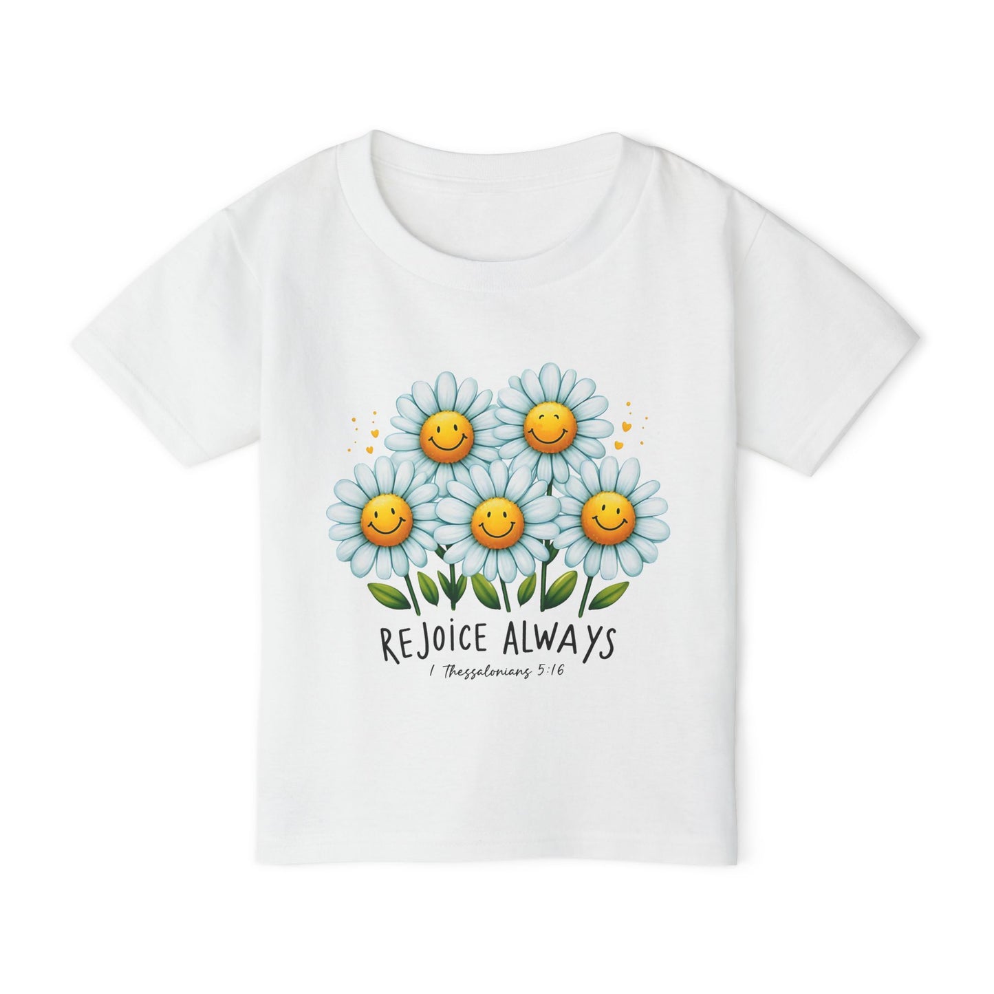 "Rejoice Always" - Heavy Cotton™ Toddler T-shirt