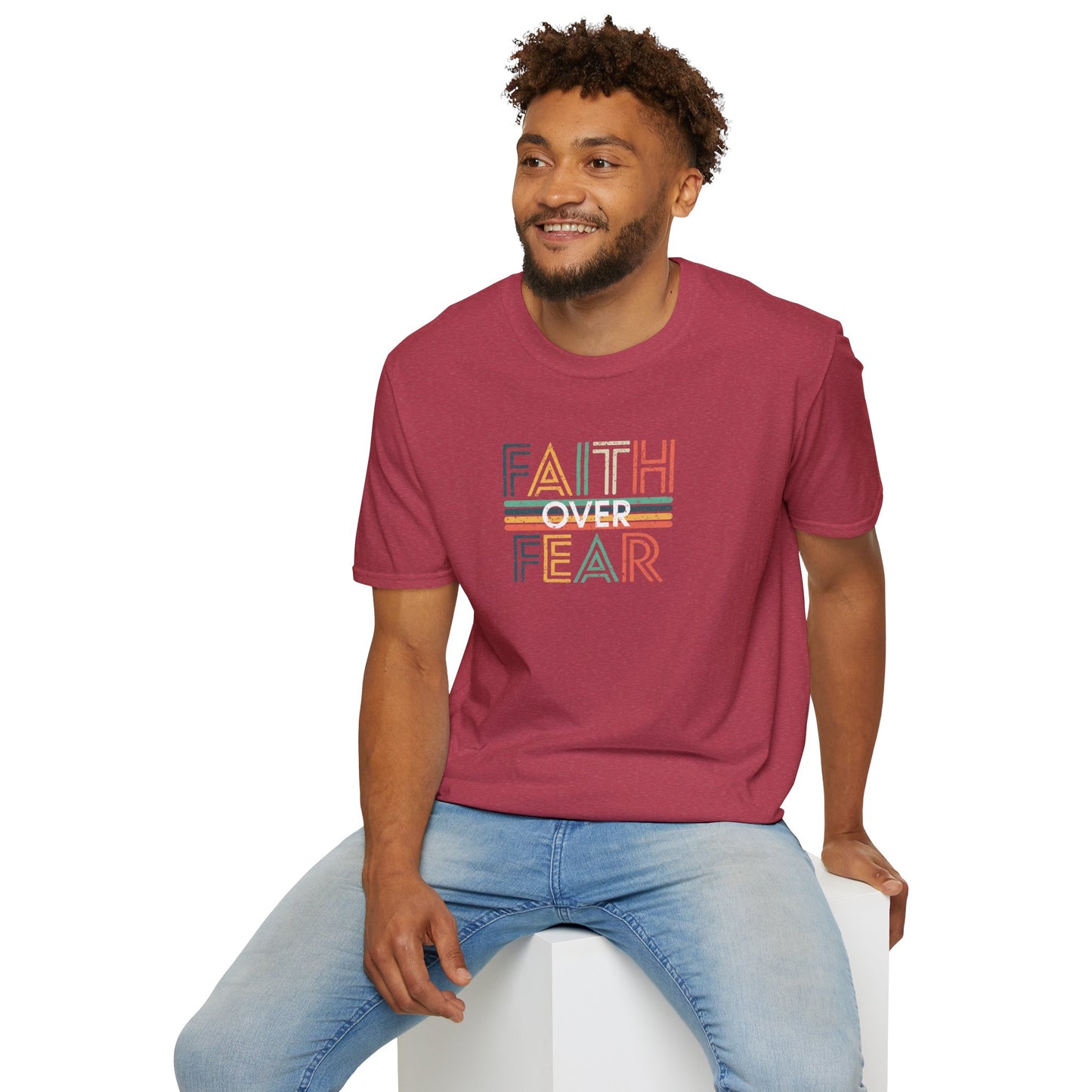 Faith Over Fear Unisex Softstyle T-Shirt