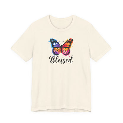 Color Splat Butterfly Unisex Softstyle T-Shirt