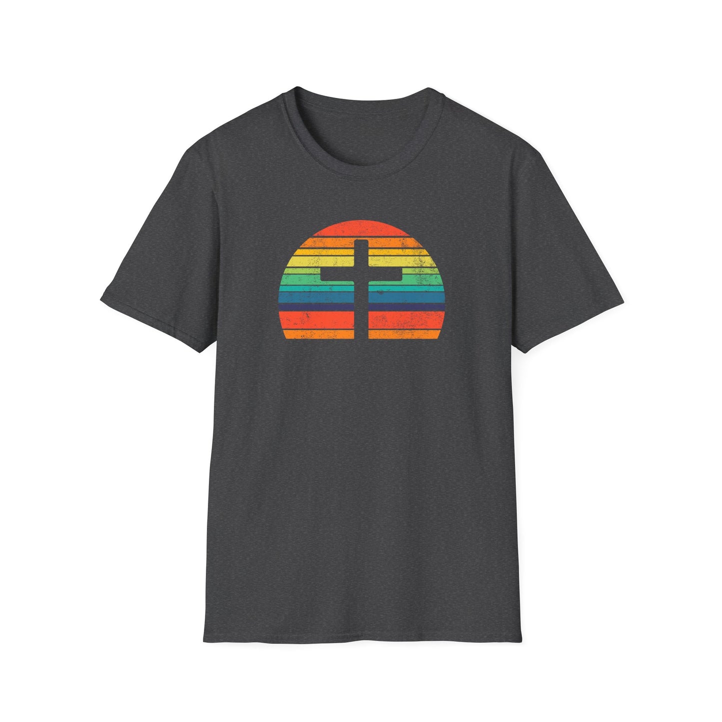 Retro Cross Unisex Softstyle T-Shirt