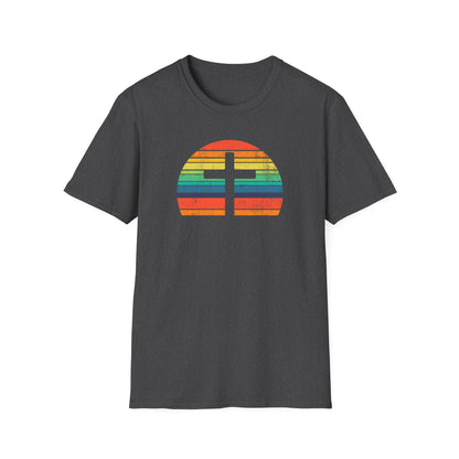 Retro Cross Unisex Softstyle T-Shirt