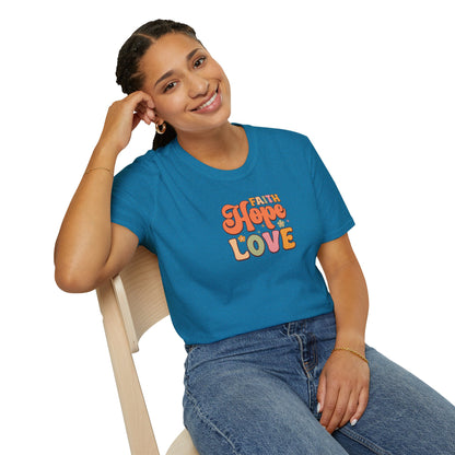 FAITH HOPE LOVE Unisex Softstyle T-Shirt