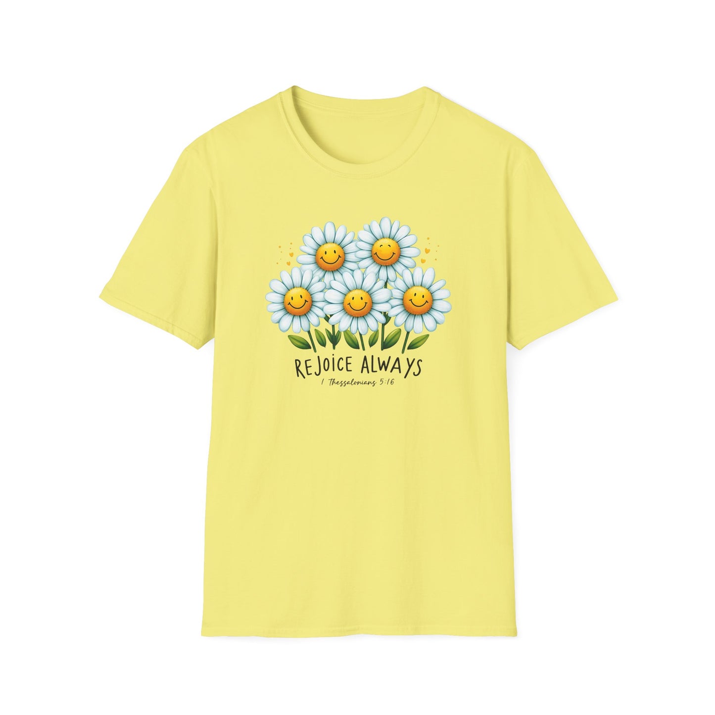 "Rejoice Always" Unisex Softstyle T-Shirt