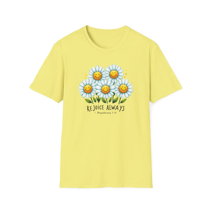 "Rejoice Always" Unisex Softstyle T-Shirt