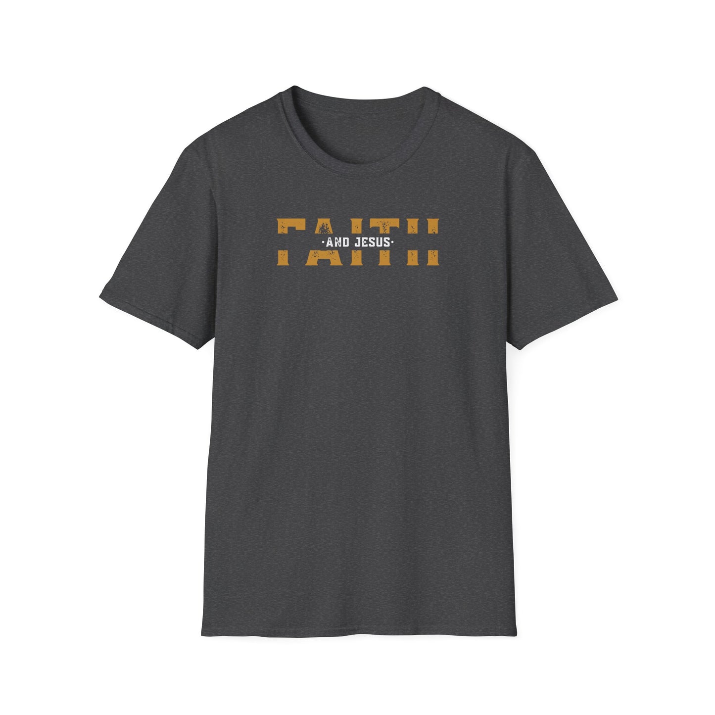 Faith and Jesus  Unisex Softstyle T-Shirt