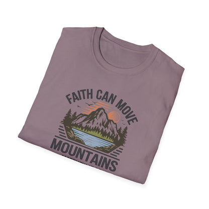 "Faith Can Move Mountains" D-1 Unisex Softstyle T-Shirt