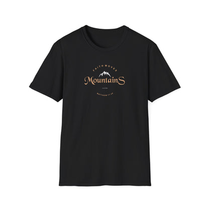 Faith Moves Mountains Unisex Softstyle T-Shirt