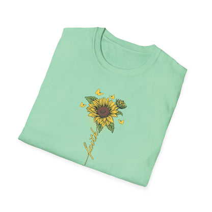 Faith Flower Unisex Softstyle T-Shirt