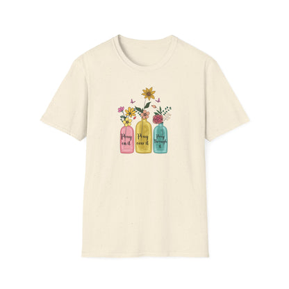 Jars of Flowers Unisex Softstyle T-Shirt