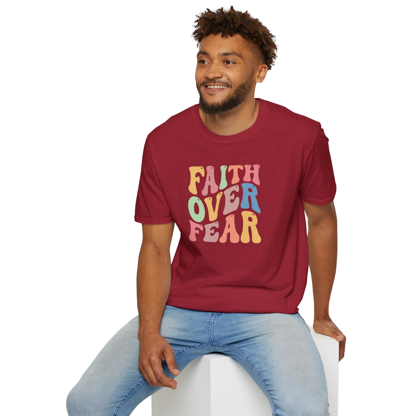 Faith Over Fear Unisex Softstyle T-Shirt