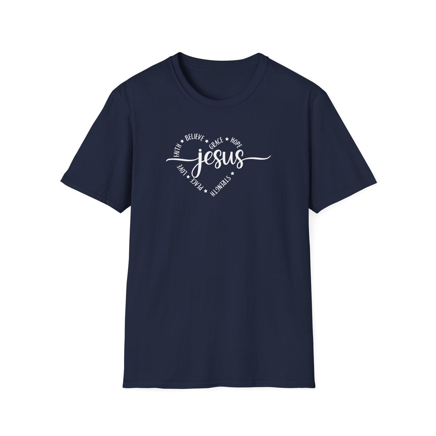 Heart-Jesus Unisex Softstyle T-Shirt