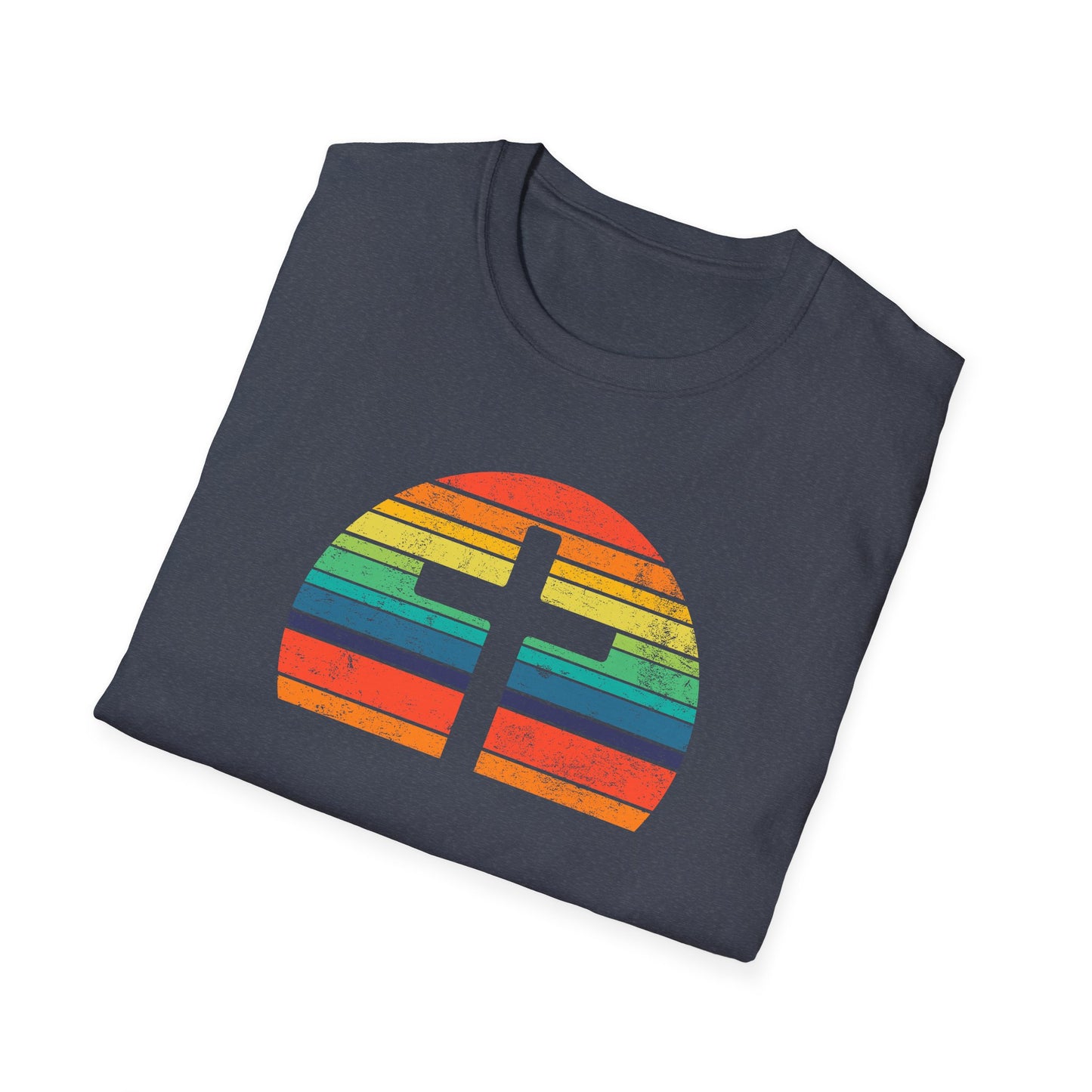 Retro Cross Unisex Softstyle T-Shirt
