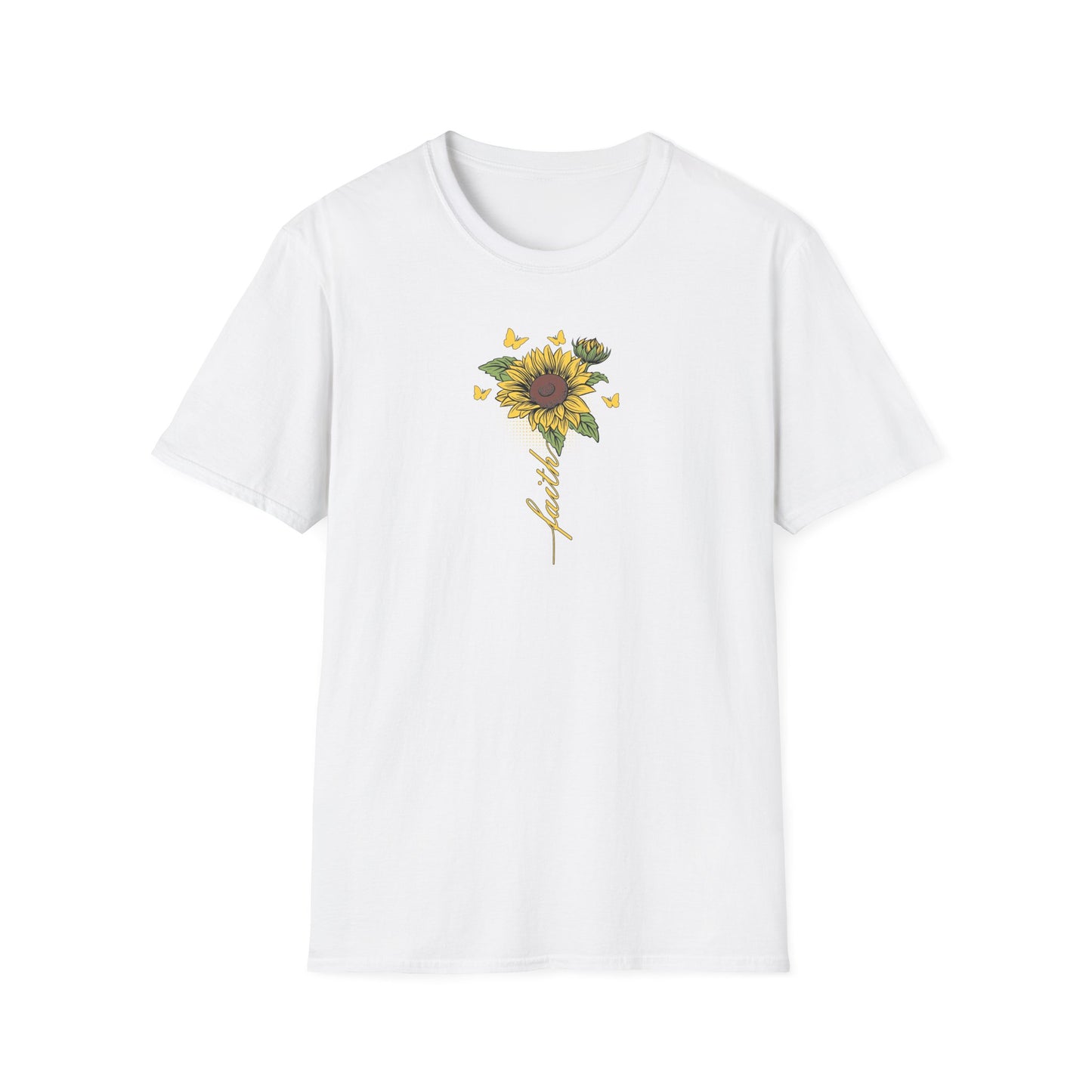 Faith Flower Unisex Softstyle T-Shirt