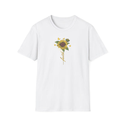 Faith Flower Unisex Softstyle T-Shirt