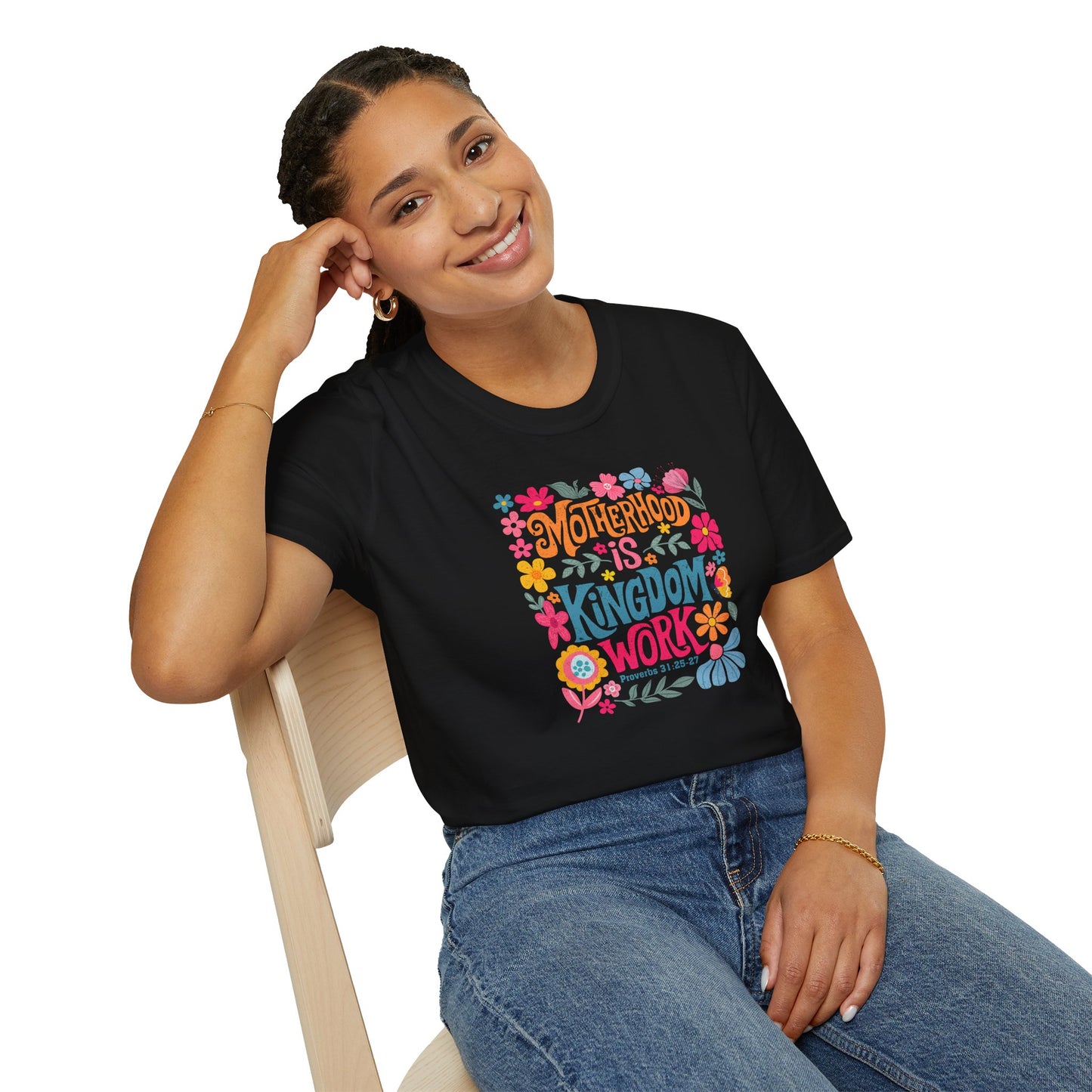 Motherhood is Kingdom Work Softstyle T-Shirt