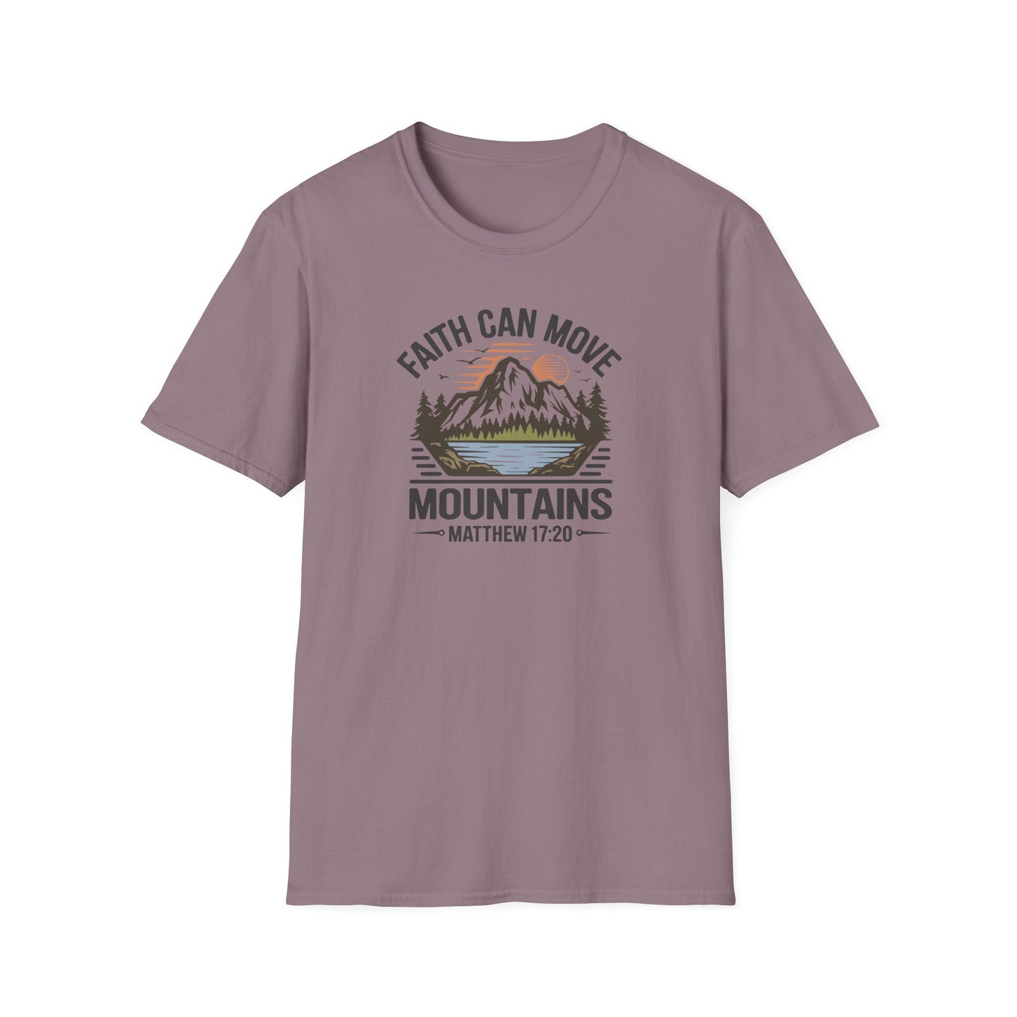 "Faith Can Move Mountains" D-1 Unisex Softstyle T-Shirt