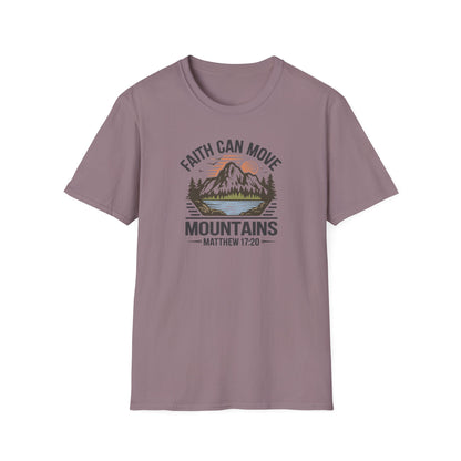 "Faith Can Move Mountains" D-1 Unisex Softstyle T-Shirt